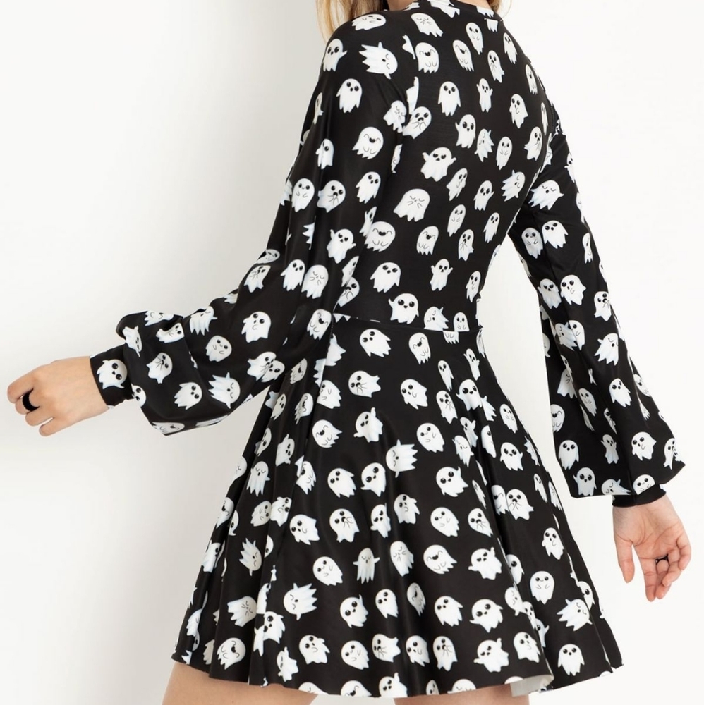Blackmilk Good Spirits Bishop Skater Dress - Picture 3 of 3
